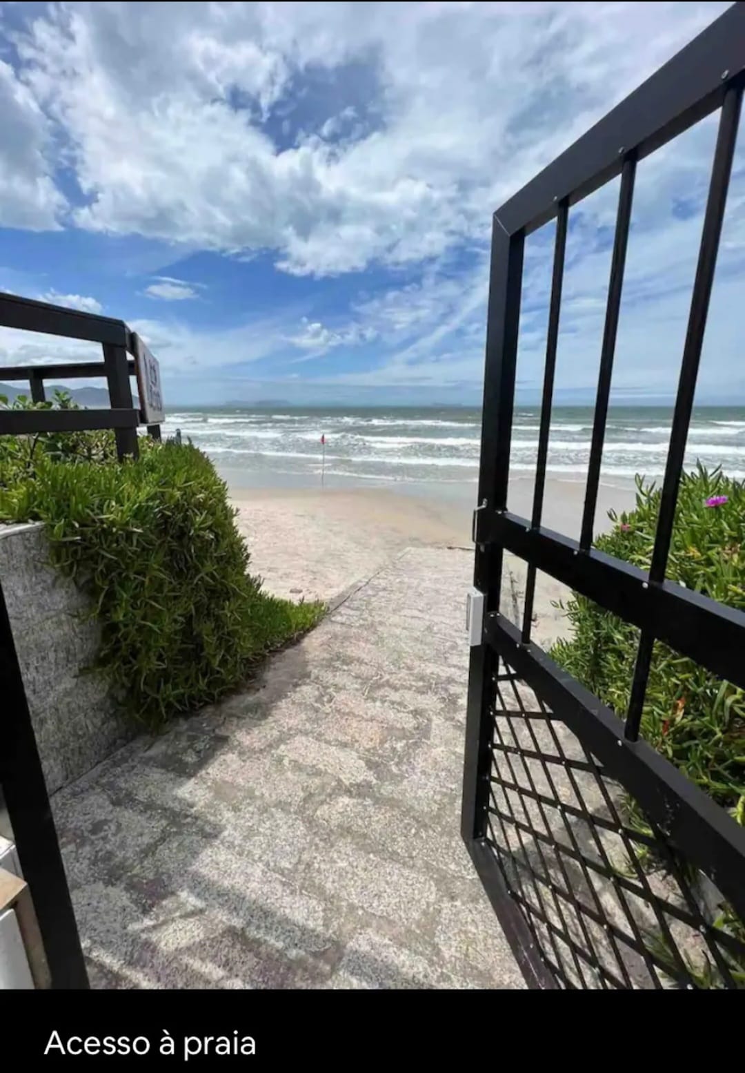 Entrada da praia